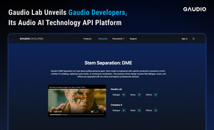 Gaudio Lab Launches "Gaudio Developers," an API Platform Bringing Cutting-Edge Audio AI to Creators and Enterprises