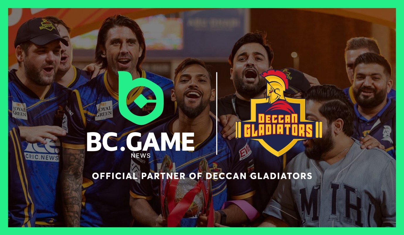 BC.GAME News devient sponsor en titre de l'équipe de cricket triplement championne du T10, les Deccan Gladiators
