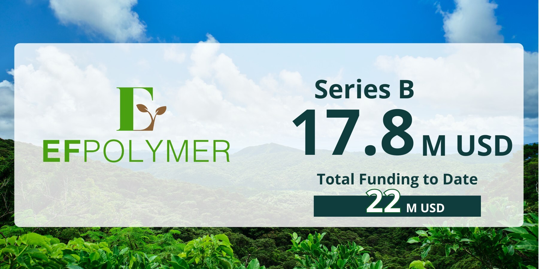 EF Polymer Completes Series B Second Close