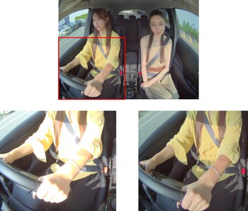 Upper: IMX775 sample image Bottom: Enlarged view of the red-framed area (Left: IMX775, Bottom Right: Earlier Sony’s product)