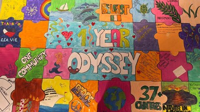 1 Year Sailing Odyssey Mural 