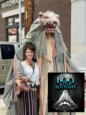 Boo in the Bottoms annual event in Kansas City's Historic West Bottoms District includes some Beasts from the nationally acclaimed attractions in the area. Daytime monsters are for photo-ops and fun - no scaring.