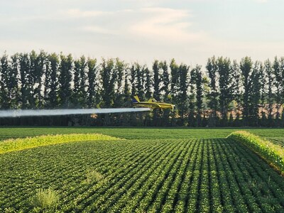 This photo represents all the hard work and dedication applicators do to help the farming community. Without their support our growers and communities would not be as successful. Monty Hamilton, Kimberly, Idaho. (CNW Group/Lallemand Plant Care)
