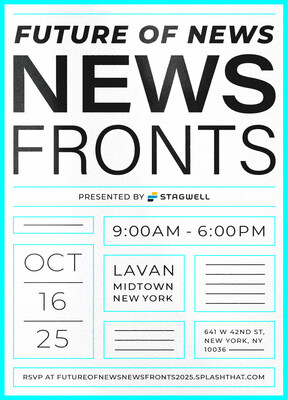 Building on Stagwell's Future of News initiative, NewsFronts programming will highlight the power of news advertising.