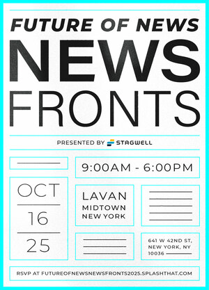 Stagwell (STGW) to Host Inaugural NewsFronts on October 16 in New York