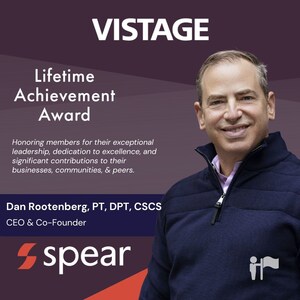 Dan Rootenberg, CEO &amp; Co-Founder of Spear, Honored with 2025 Vistage Lifetime Achievement Award
