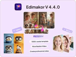 Big Update! Edimakor V4.4.0 Integrates Wan2.2 and Hailuo Models to Redefine Video Boundaries