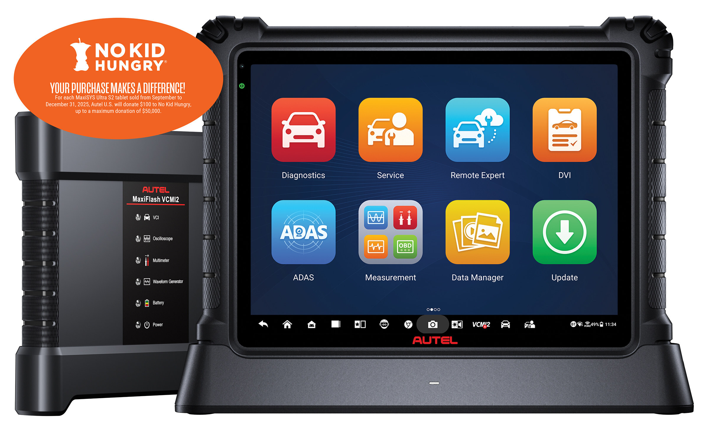 Autel U.S. Announces Donation of $50,000 to No Kid Hungry