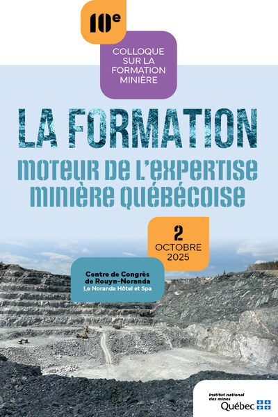 10e colloque sur la formation minière (Groupe CNW/Institut national des mines)