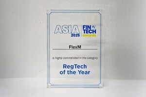 FlexM Recognized as "Highly Commended" in the RegTech Category at the Asia FinTech Awards Singapore 2025