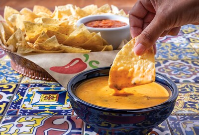 From Oct. 7 – Oct. 21, all My Chili’s members can redeem free Southwestern Queso and chips, giving guests the chance to try what Chili’s believes is the best queso available nationwide.
