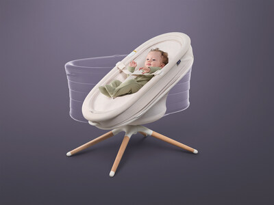 Elvie Rise, the first smart, all-in-one bouncer and bassinet designed to support parents and babies alike, is available in the U.S. at Elvie.com Elvie Rise, the first smart, all-in-one bouncer and bassinet designed to support parents and babies alike, is available in the U.S. at Elvie.com