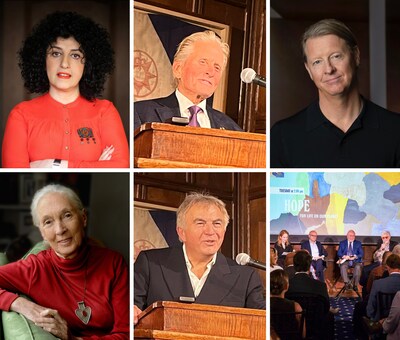 Explorers Club New York HOPE Global Book Launch for 80th UNGA & Climate Week with Iranian Nobel Peace Laureate Narges Mohammadi, Jane Goodall, Verizon's Hans Vestberg, Orignation's Osvald Bjelland & Co-Authors.