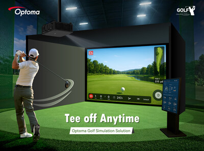 Optoma Swings Big into Golf Simulation with Immersive Projection Technology