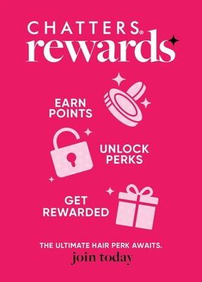 Chatters Hair Salon Launches Exciting New Chatters Rewards Program to Reward Guests Across Canada (CNW Group/Chatters Hair Salon)
