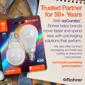 Rohrer Corporation Expands Sustainable Material Options In Its ezCombo® Packaging Program