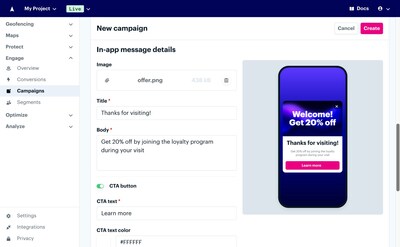 Radar Engage: Location-based marketing