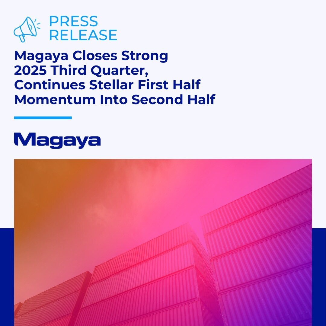 Magaya Closes Strong 2025 Third Quarter, Continues Stellar First Half Momentum Into Second Half