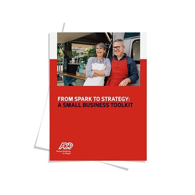 From Spark to Strategy: ADP Canada's Small Business Toolkit (PRNewsfoto/ADP, Inc.) From Spark to Strategy: ADP Canada's Small Business Toolkit (PRNewsfoto/ADP, Inc.)