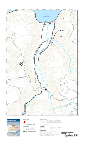 Fermeture du pont H112-068 dans la MRC de La Haute-Gaspésie