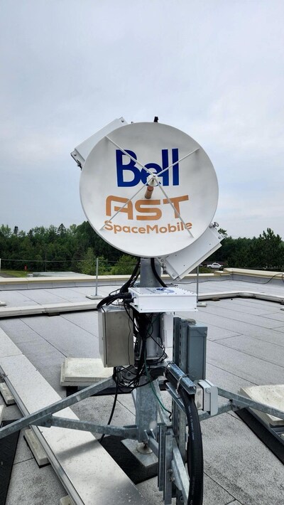 Bell and AST SpaceMobile complete Canada’s first successful space-based direct-to-cell VoLTE voice call, broadband data and video streaming (CNW Group/Bell Canada (MTL))