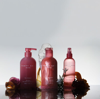 Big Dripp'r Body Wash, Rich Dip Bubble Bath, + Allover Body Mist in 'Hey, Bouquet'