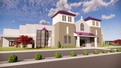 Reserve now! The Chapel Mausoleum of Our Lady
Now under construction and available for advance selection, this elegant indoor space will feature:
• Premium chapel interior spaces
• Breathtaking stained-glass windows
• A one-of-a-kind mosaic inspired by the Assumption of Mary
• Two stunning cremation niche chapels made of glass and light. 
Learn more during open house October 11 and 12 at Holy Cross Cemetery & Mausoleum, North Arlington, Bergen County, New Jersey.