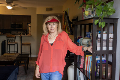 Julia Winter, 77, of the Pacific Palisades, was able to move back into her smoke-damaged condo this summer after CORE funded a cleanup of dozens of units in her affordable housing complex.