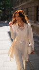 The Jody Tailored Cardigan in Ivory from Luna Fashion House