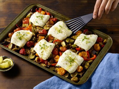 Wild Alaska Sole Sheet-Pan Ratatouille