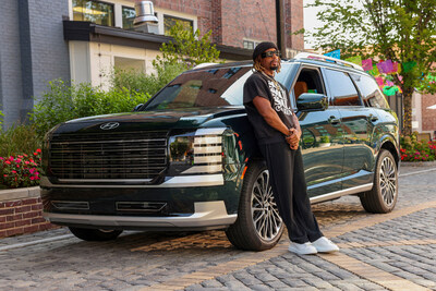 A photograph taken of Lil Jon in the Hyundai Palisade Hybrid. (photo / Lebo Lukewarm)