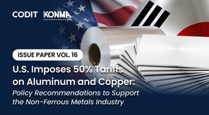 CODIT Policy Institute Releases Issue Paper on U.S. 50% Tariffs on Aluminum and Copper, Urges Korea's Strategic Response