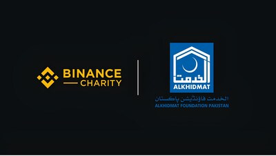 Binance Donates $150,000 to Alkhidmat Foundation to support flood relief efforts in Pakistan (PRNewsfoto/Binance Charity)