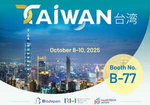 Taiwan Pavilion Fostering Collaborative Innovation in AI, Regenerative Medicine and CDMO at BioJapan 2025