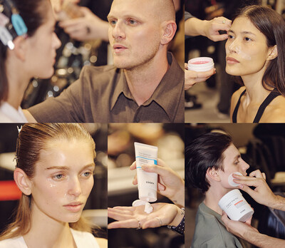 COSRX and makeup artist Thomas de Kluyver light up the backstage of Courrèges Spring 2026,Paris Fashion Week - in collaboration with RAVE ART COMPANY