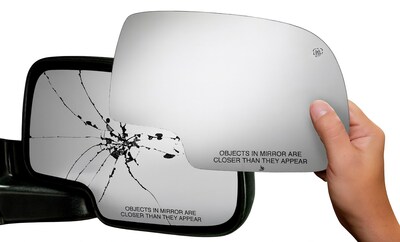 Replace only the broken glass with a Burco Mirror Replacement