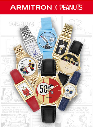 Armitron x Peanuts Unites for 50th Golden and 75th Diamond Anniversaries in Exclusive Collection