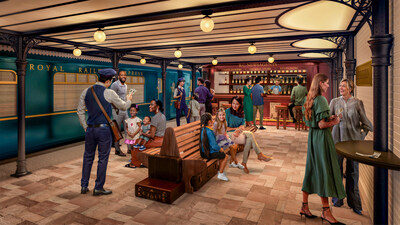 October 2025 – Royal Caribbean’s Legend of the Seas will introduce the all-new Royal Railway – Legend Station, an immersive train car dining concept. The five-course experience combines entertainment, food and technology to take vacationers on a journey along the Silk Routes to historic destinations across China, India, Italy and more.