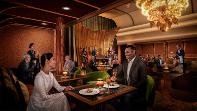 October 2025 – Royal Caribbean’s Legend of the Seas will bring to life Hollywoodland Supper Club, a multi-course dining experience inspired by the golden age of Hollywood. Guests are in for an evening of jazz, gourmet bites and grand cocktails, taking them through a journey of cinema from 1910 to the 1950s.