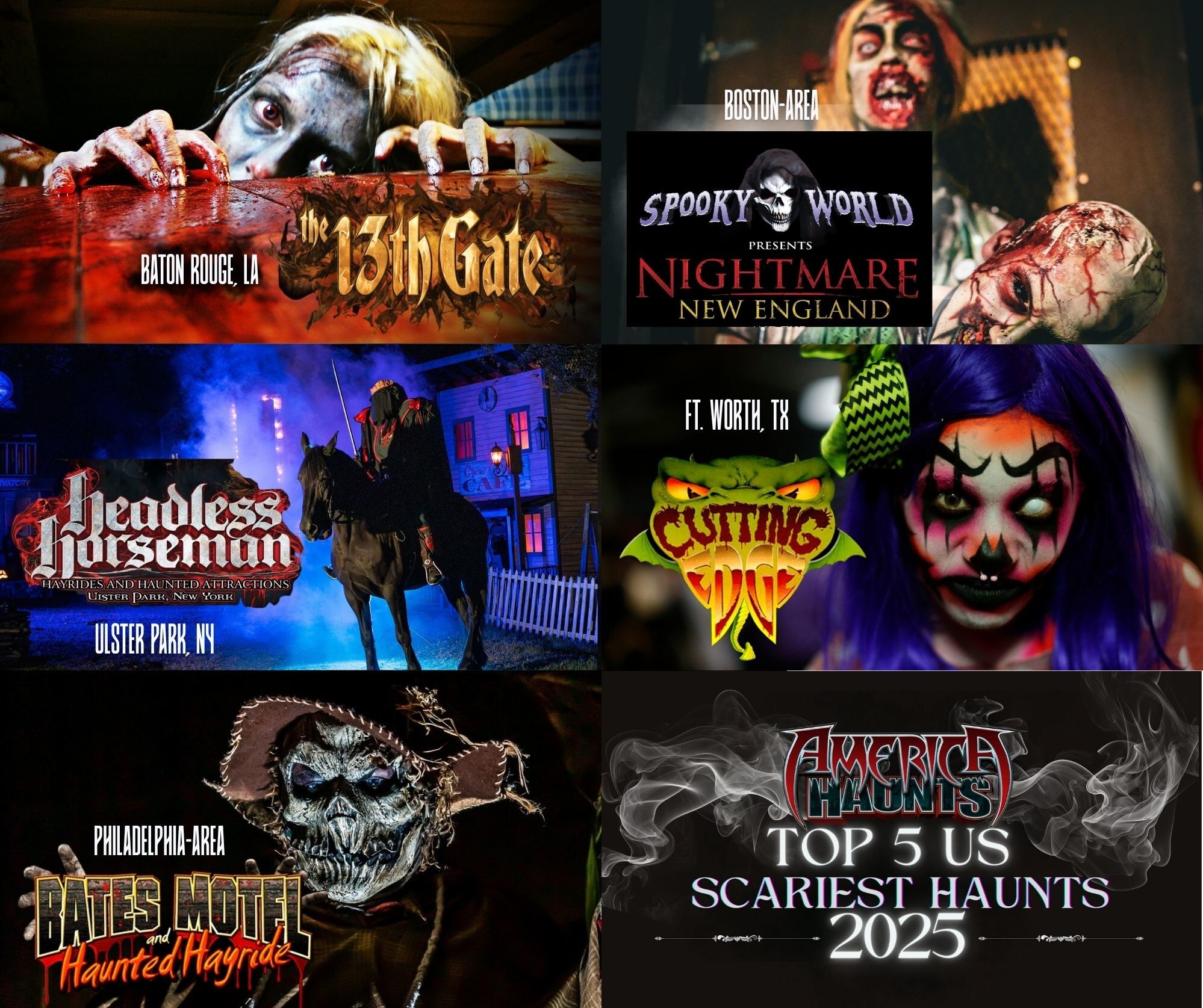 America Haunts Names the Ultimate Fear Masters of Haunted Attractions