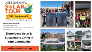 Celebrate Solar &amp; Sustainability in Your Community During the National Solar Tour Showcase Weekend - October 3-5