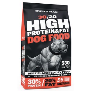Bully Max® Unveils 30/20 High-Protein &amp; Fat Beef Dog Food with Exclusive SF5® Superfood Blend -- Driving Toward #1 in Performance Dog Nutrition