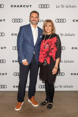Vito Paladino, President, Audi Canada and Mayor Gondek at the Audi Canada Sustainability Dinner at CHARCUT on October 2, 2025 in Calgary (CNW Group/Audi Canada)