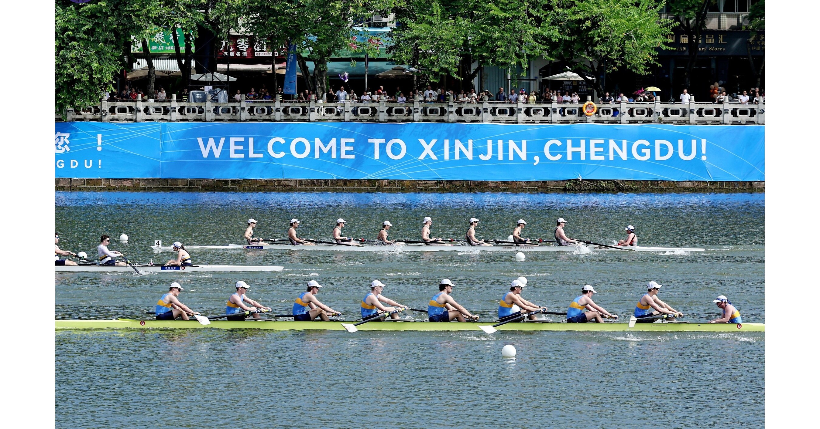 Ajang Chengdu Open Rowing Regatta 2025 Berlangsung di Xinjin