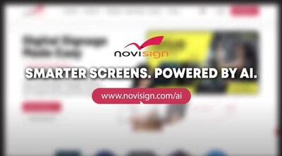 NoviSign Brings AI-Powered Digital Signage to Life with Powerful AI Innovation and Sony AITRIOS Camera Integration