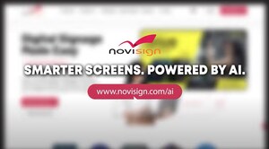 NoviSign Brings AI-Powered Digital Signage to Life with Powerful AI Innovation and Sony AITRIOS Camera Integration