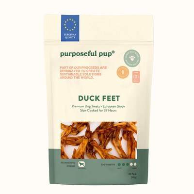 Purposeful Pup® Treats Launches European-Quality, Single-Ingredient Dog Snacks That Nourish Pets--and Strengthen Communities