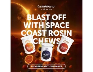 Goldflower Introduces New Live Rosin Chews in Grapefruit, Blackberry, and Peach