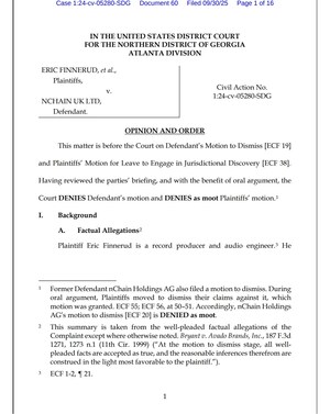 Blockchain Breakthrough: Federal Court Crushes nChain's Dismissal Bid in DistroMint LLC's Explosive Contract Clash