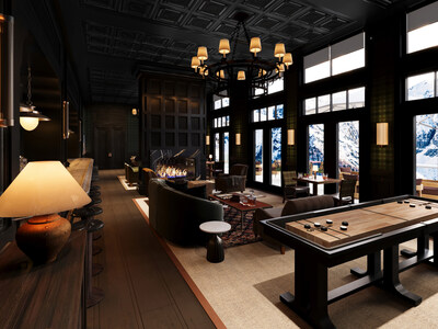 The Après Lounge at The Alpine Club | Courtesy of The Alpine Club